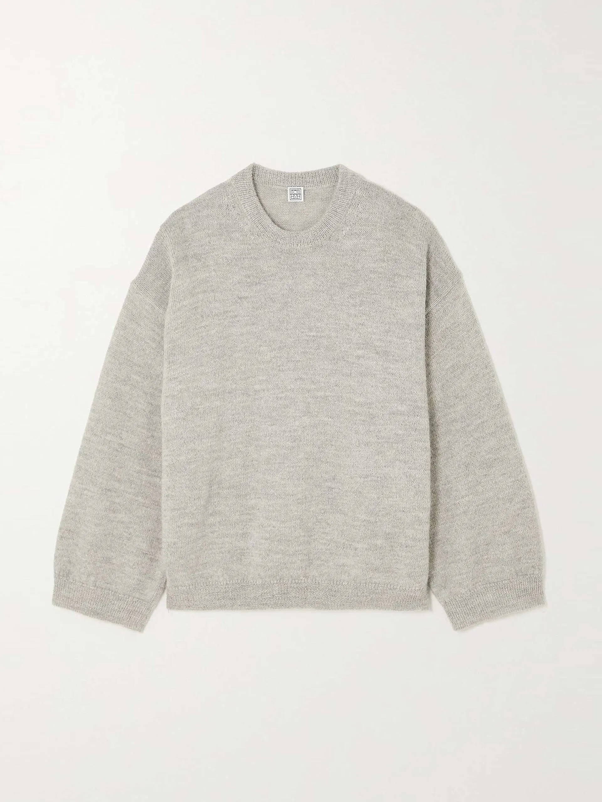 Alpaca and wool-blend sweater