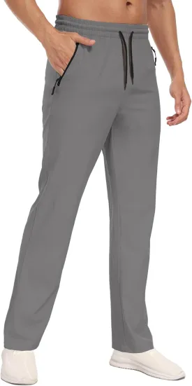 Hiking Pants Men Cargo Pants Water Resistant Lightweight Work Casual Pants Joggers with Zipper Pockets Outdoor HH24019M