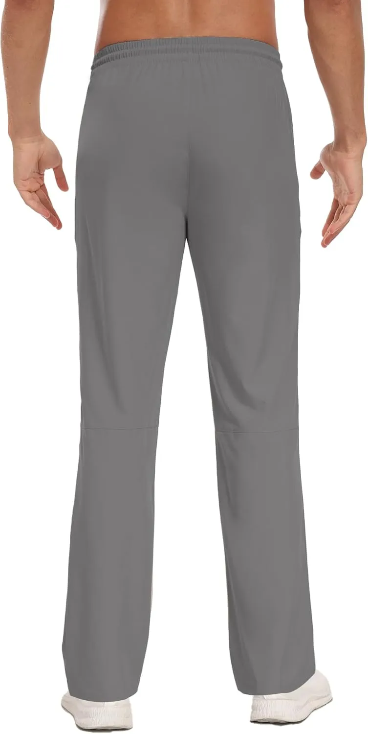 Hiking Pants Men Cargo Pants Water Resistant Lightweight Work Casual Pants Joggers with Zipper Pockets Outdoor HH24019M