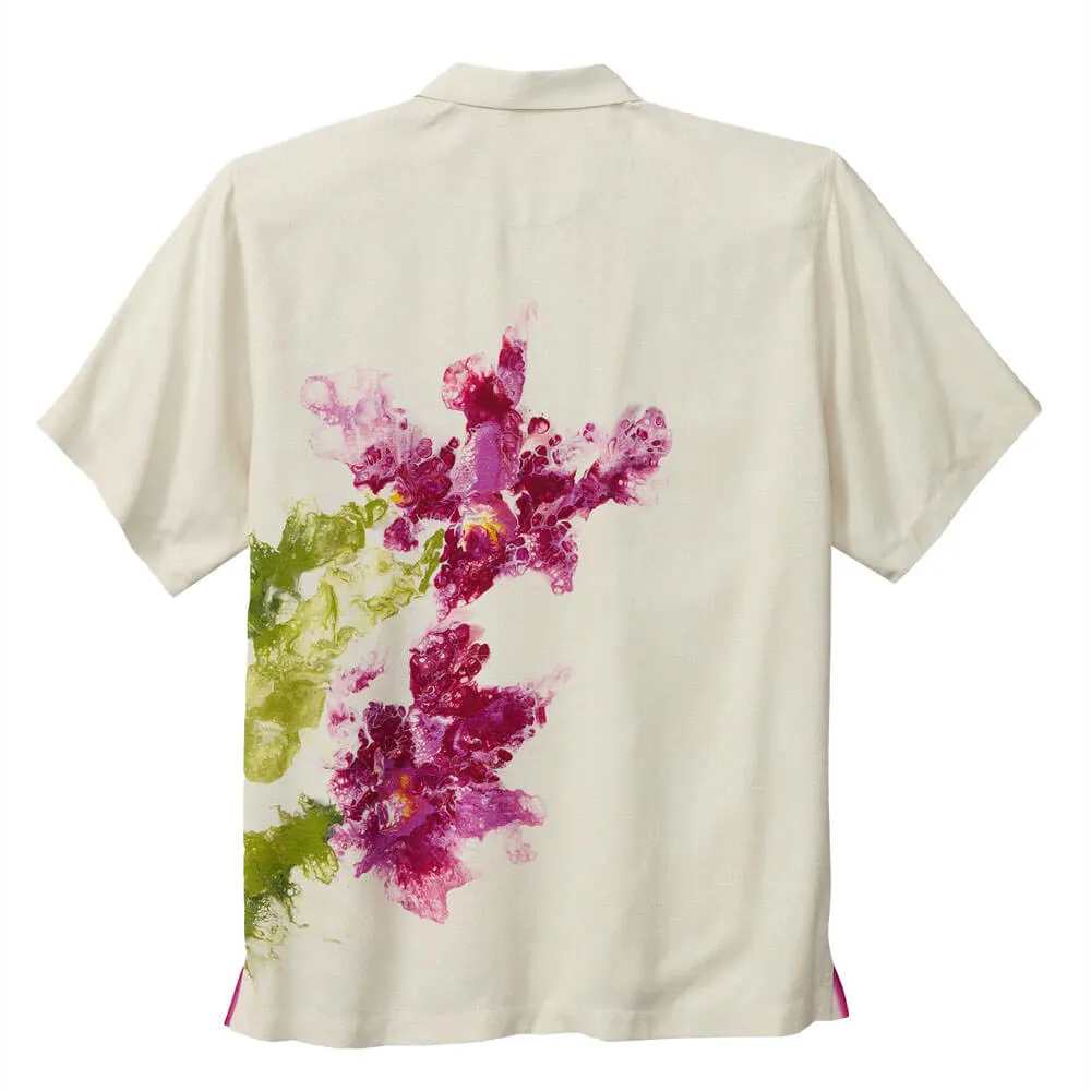 Tommy Bahama Artist Series Costa Rican Blooms Camp Shirt - Continental